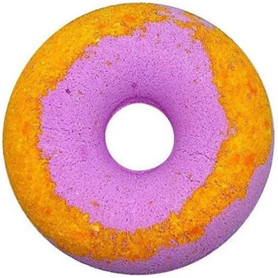 Бурлящий шарик для ванны Organic Secrets Пончик «Персиковый джем», 140 г