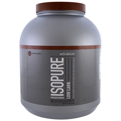 Isopure, Низкоуглеводный протеиновый порошок, датский шоколад, 2,04 кг (4,5 фунта)