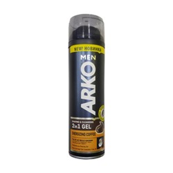 Гель для бритья Arko (Арко) Energizing Coffee 2в1, 200 мл