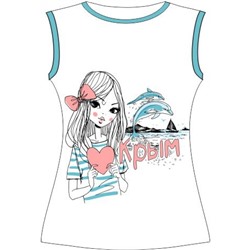 Подростковая футболка Люблю Крым (L) 105