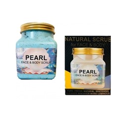 Скраб для тела с жемчугом Wokali PEARL Face & Body scrub 500 ml