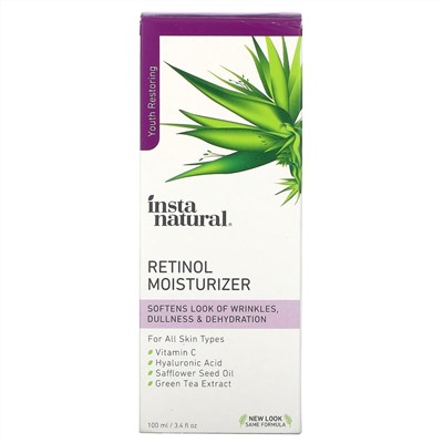 InstaNatural, увлажняющий крем с ретинолом, 100 мл (3,4 жидк. унции)