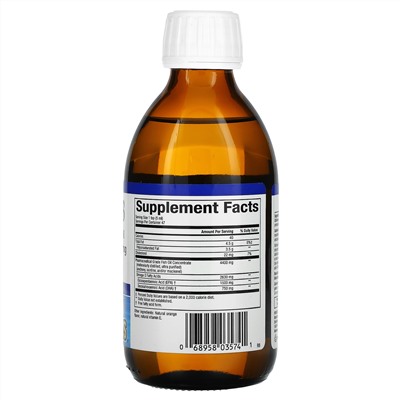 Natural Factors, Rx Omega-3, натуральный вкус апельсина, 237 мл (8 жидк. унций)