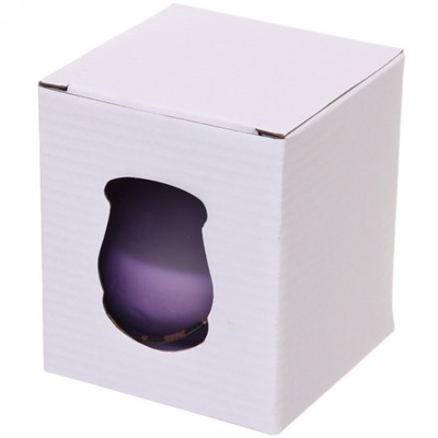 Свеча "Twinkle" 7,2*9,5см в подсвечнике, в коробке, цвет фиолетовый