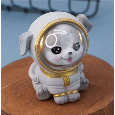 Ночник "Dog space suit", gray