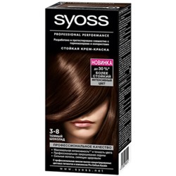Краска для волос Syoss (Сьес) 3-8 Темный шоколад