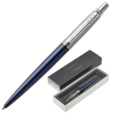 Ручка шариковая PARKER “Jotter Core Royal Blue CT“, корпус синий, хромированные детали, синяя, 1953186