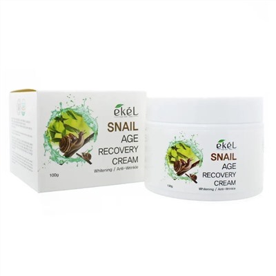 Ekel Крем для лица с муцином улитки / Age Recovery Cream Snail, 100 г