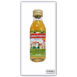 Масло оливковое рафинированное с добавлением масла оливкового нерафинированного CASTELVETERЕ pure olive oil 250 мл