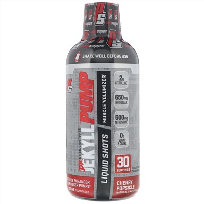 ProSupps, Dr. Jekyll Pump, без стимуляторов, вишневое мороженое, 450 мл (15,2 унции)