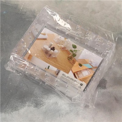 Органайзер для маникюрных/косметических принадлежностей, 14 × 10 × 6 см, цвет прозрачный