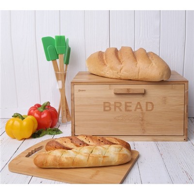 Хлебница "Bread" 35*23*18см бамбук