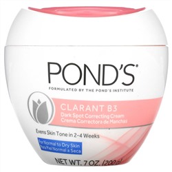 Pond's, Clarant B3 Dark Spot Correcting Cream, 7 oz (200 g)