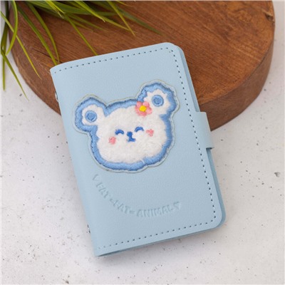 Визитница "Cute bear", blue