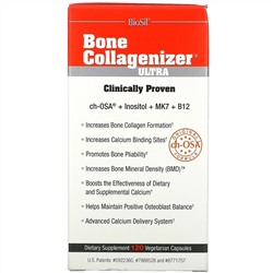 BioSil by Natural Factors, BioSil, Bone Collagenizer Ultra, 120 растительных капсул