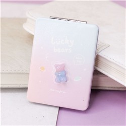 Зеркало "Lucky bears", blue-pink