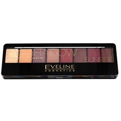 Тени для век Eveline Professional Eyeshadow № 01 sunrise , 8 оттенков