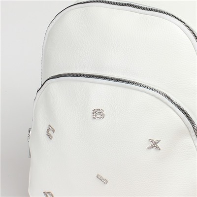 Сумка женская искусственная кожа VF-571991 (рюкзак), 1отд, 4внут+4внеш/карм, белый 235713