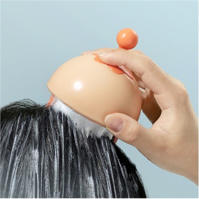 Массажная щетка для мытья волос и кожи головы
