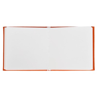 Скетчбук для Акварели, хлопок 25%, 145 х 145 мм, 40 листов, 200 г/м², сшитый, Fin (мелкое зерно), «Малевичъ», Veroneze, оранжевая обложка