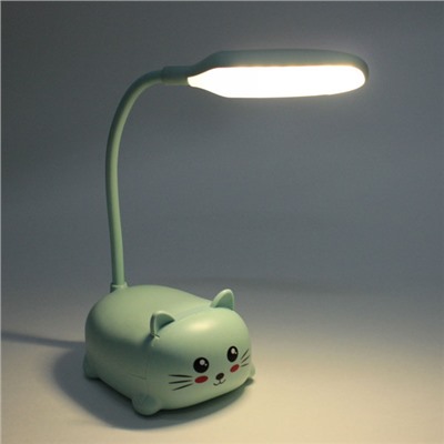 Настольная лампа "Marmalade-Котик" LED цвет голубой