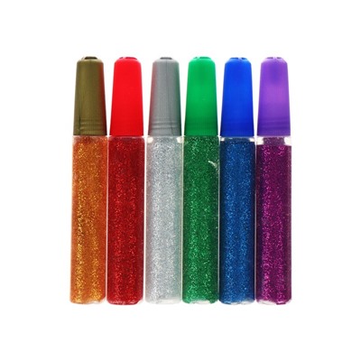 Гель с блестками deVENTE Glitter Gel, 10 мл микс х 6 цветов