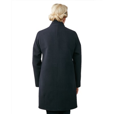 Лузана  демисезонное пальто ( синий )
