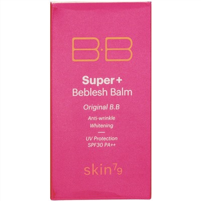 Skin79, Super+ Beblesh Balm, Original B.B, SPF 30, PA++, Pink, 1.35 fl oz (40 ml)