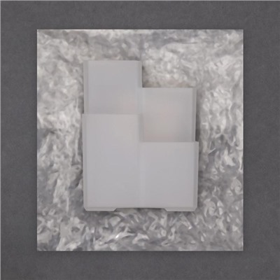 Органайзер для хранения косметических принадлежностей «Daniel», 4 секции, 8,3 × 8,3 × 11 см, цвет белый