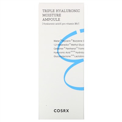 Cosrx, Hydrium, Triple Hyaluronic Moisture Ampoule, 1.35 fl oz (40 ml)