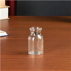 Бутылка для аромамасел/декора стекло "Лёгкость" прозрачная 30 мл 6,5х3,5х3,5 см