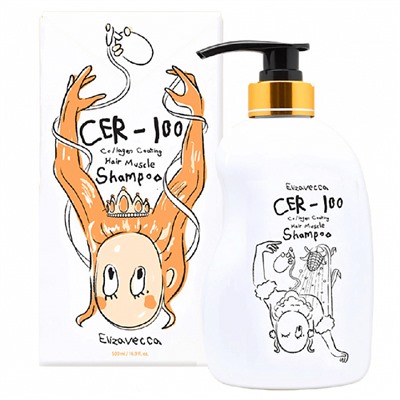 К-720558 Шампунь для волос CER-100 Collagen Coating Hair Muscle Shampoo, 500 мл