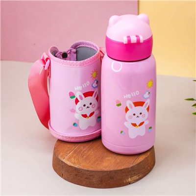 Термос "Color hare", pink (550 ml)