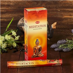 Благовония "HEM" 20 палочек угольные meditation