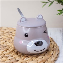 Кружка "Animal bear", grey (385 ml)