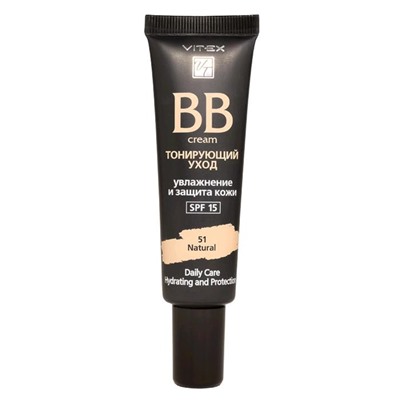 BB-крем для лица Vitex SPF15, тон 51 Natural, 30мл