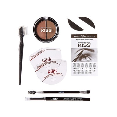 Набор для моделирования бровей Kiss Beautiful Brow Kit