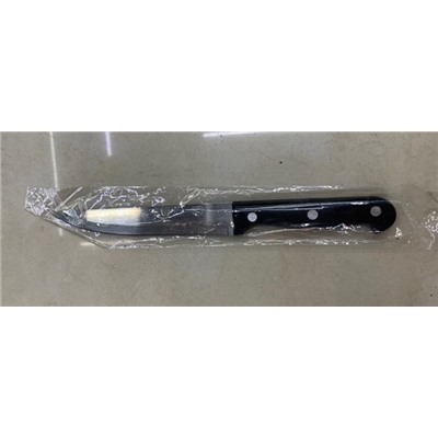 Нож кухонный 15см "Эконом" черная ручка