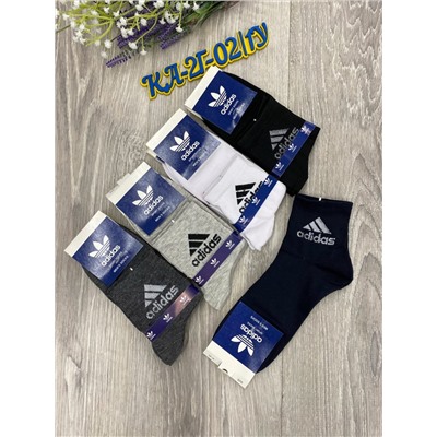 НОСКИ МУЖСКИЕ ADIDAS 10 ПАР РАЗНОГО ЦВЕТА, код 6118783