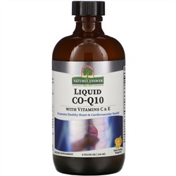 Nature's Answer, Liquid Co-Q10 with Vitamins C & E, Tangerine, 8 fl oz (240 ml)