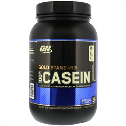 Optimum Nutrition, Gold Standard 100% Casein, казеин со вкусом превосходного шоколада, 909 г (2 фунта)