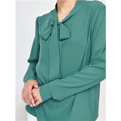 Блуза (Б254/морской/зеленый)
