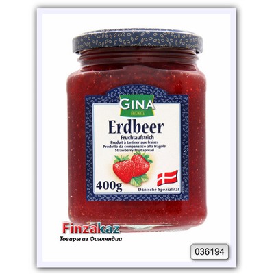 Варенье клубничное Gina Fruchtaufstrich Erdbeer 400 гр
