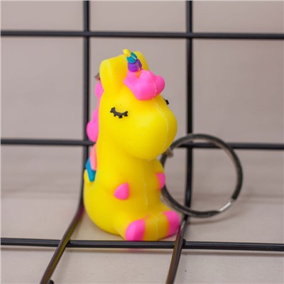 Брелок "Sleeping unicorn", yellow