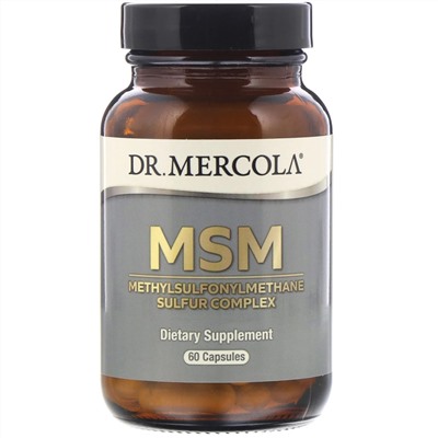 Dr. Mercola, MSM, Methylsulfonylmethane Sulfur Complex, 60 Capsules