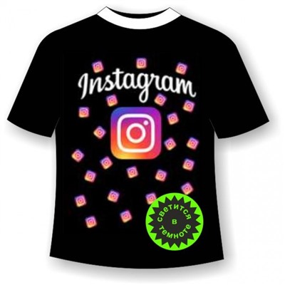 Подростковая футболка Инстаграм (Instagram) 1119