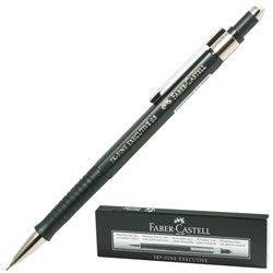 Карандаш механический FABER-CASTELL “TK-Fine Executive“, корпус темно-зеленый, ластик, 0,5 мм, 131500