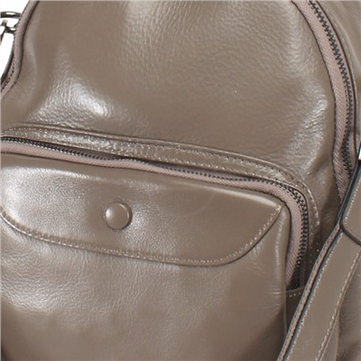 Сумка женская натуральная кожа GU 1201-5802, (рюкзак) 1отд, 4внеш, 4внут/карм, капучино 233209
