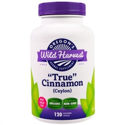 Oregon's Wild Harvest, "True" Cinnamon (Ceylon), 120 Vegetarian Capsules