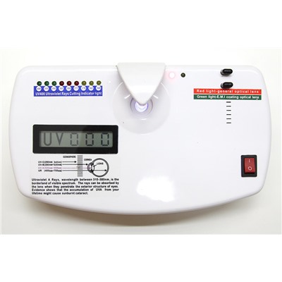 Детектор проверки очков на степень защиты от УФ (питание 220В + аккумулятор) - IN00026
